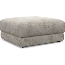 malibu gray ottoman   
