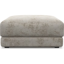 malibu gray ottoman   