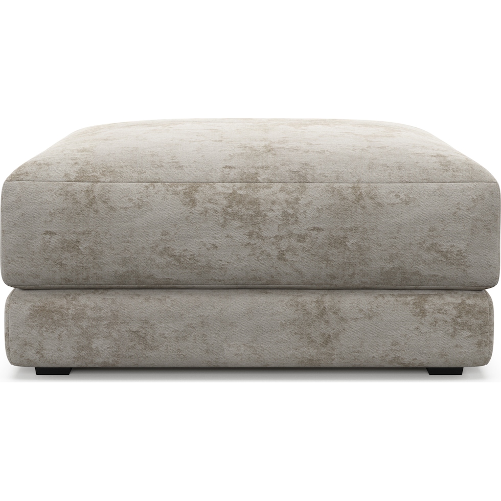 malibu gray ottoman   