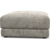 malibu gray ottoman   