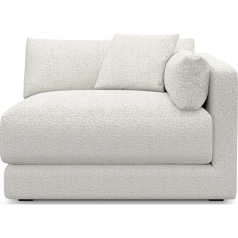 malibu gray right arm facing chair   