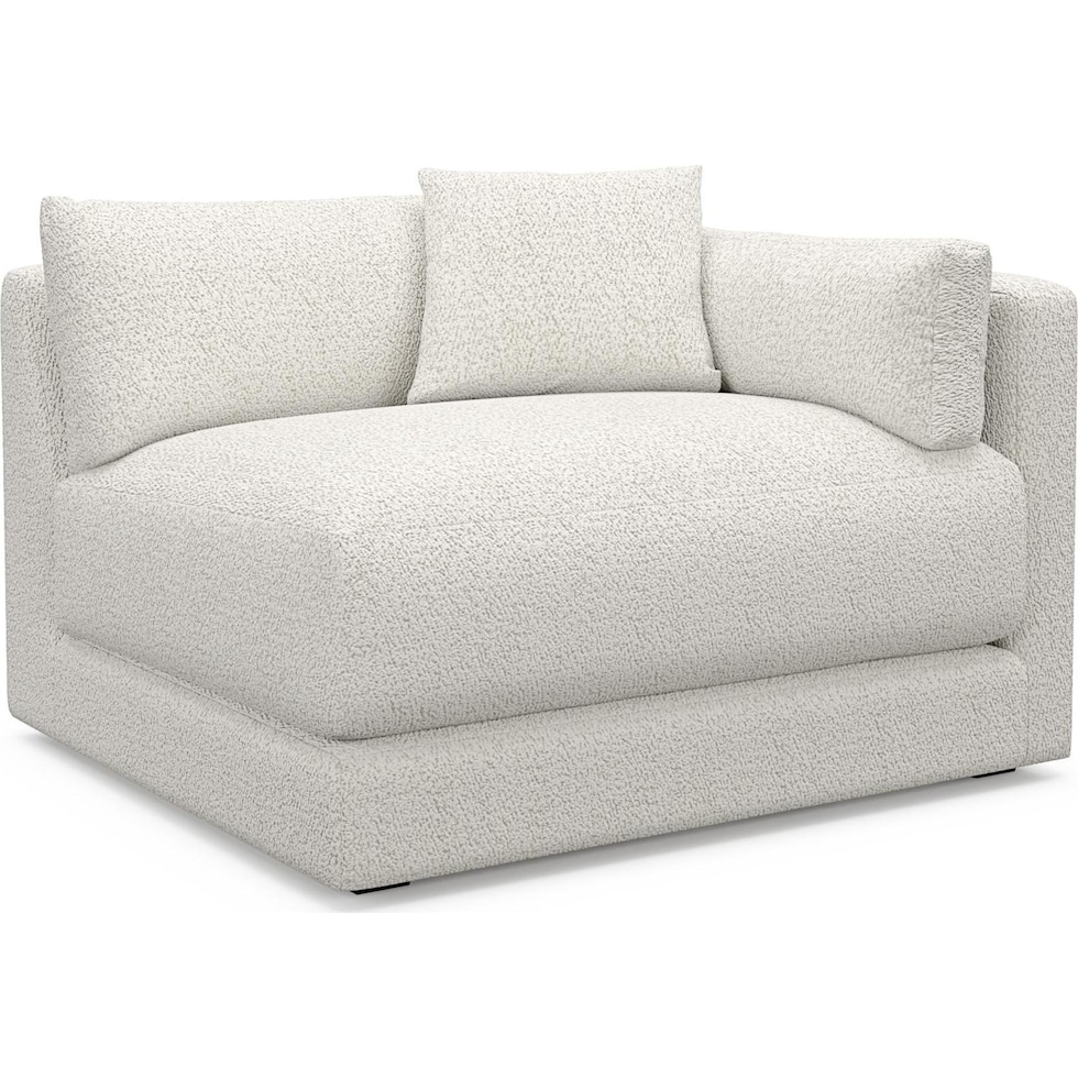 malibu gray right arm facing chair   