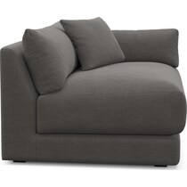malibu gray right arm facing chair   