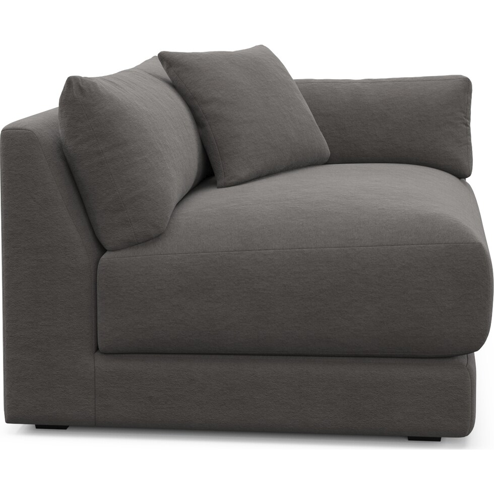 malibu gray right arm facing chair   