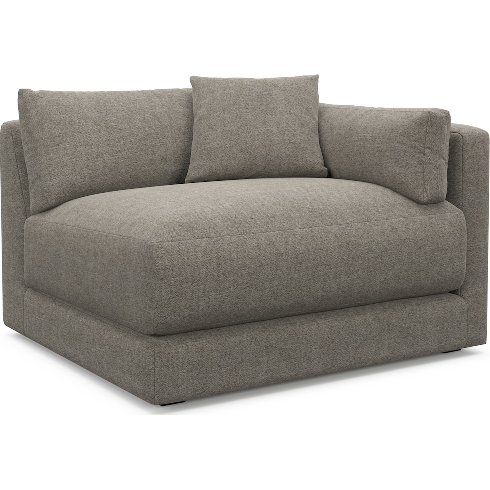 malibu gray right arm facing chair   