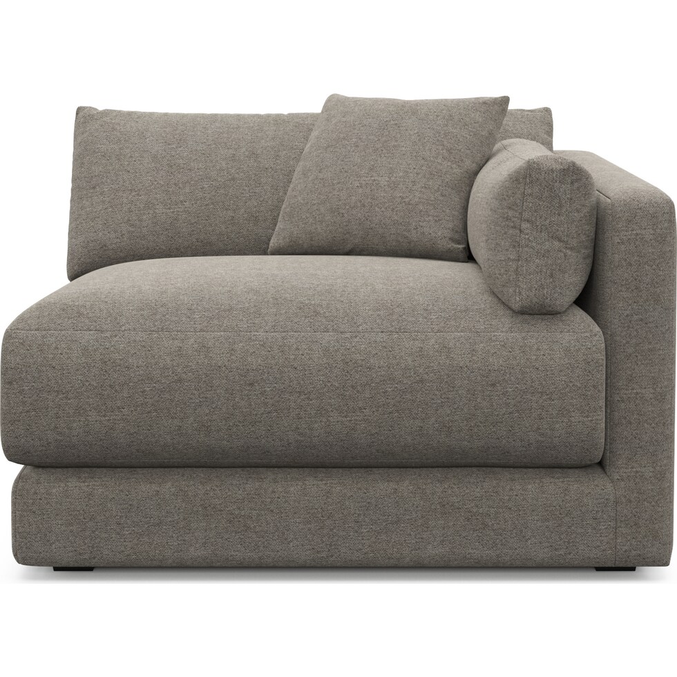 malibu gray right arm facing chair   