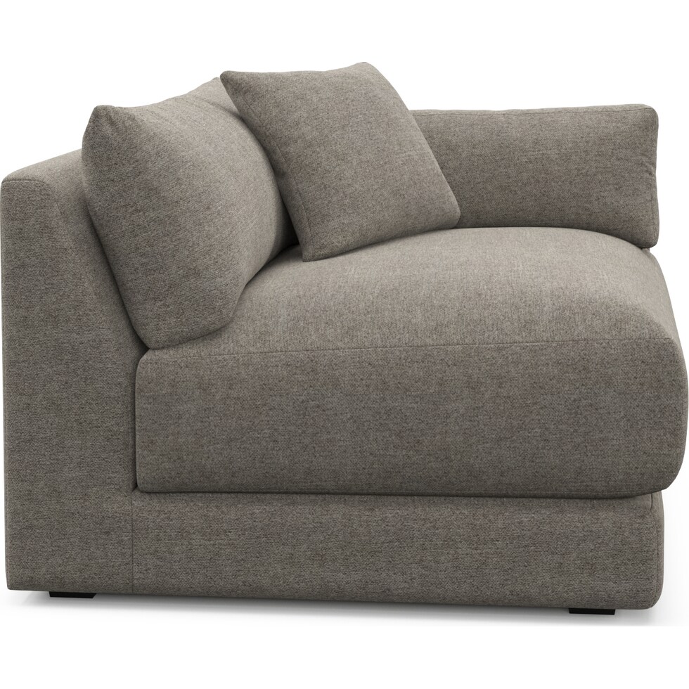 malibu gray right arm facing chair   