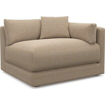 malibu gray right arm facing chair   
