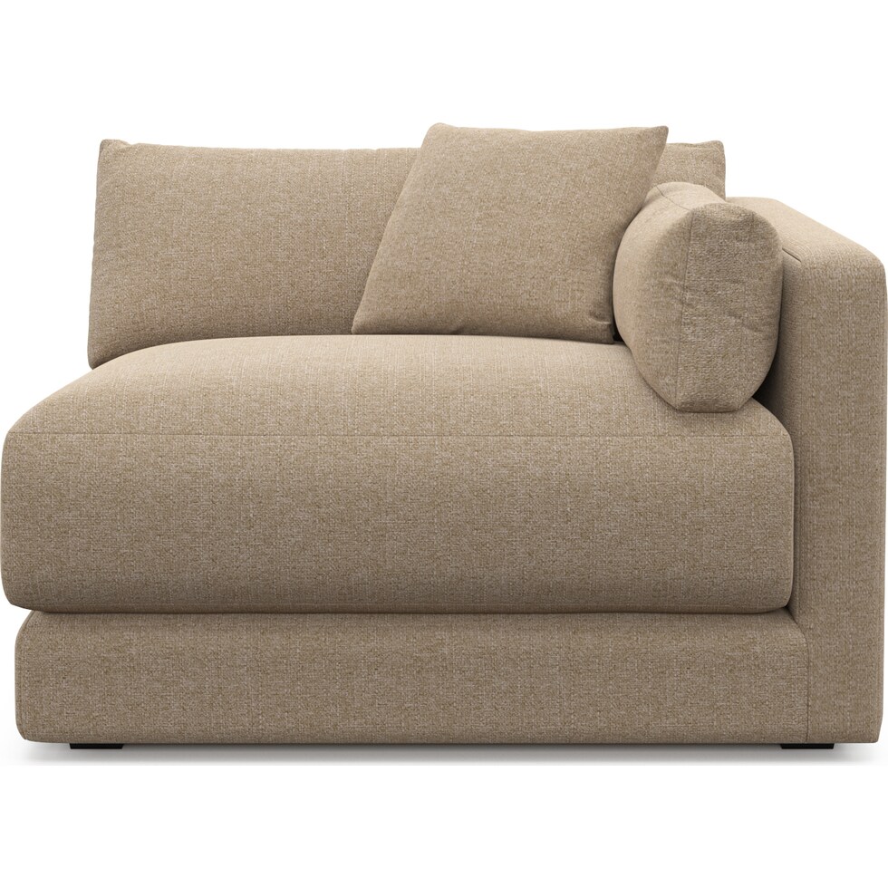 malibu gray right arm facing chair   