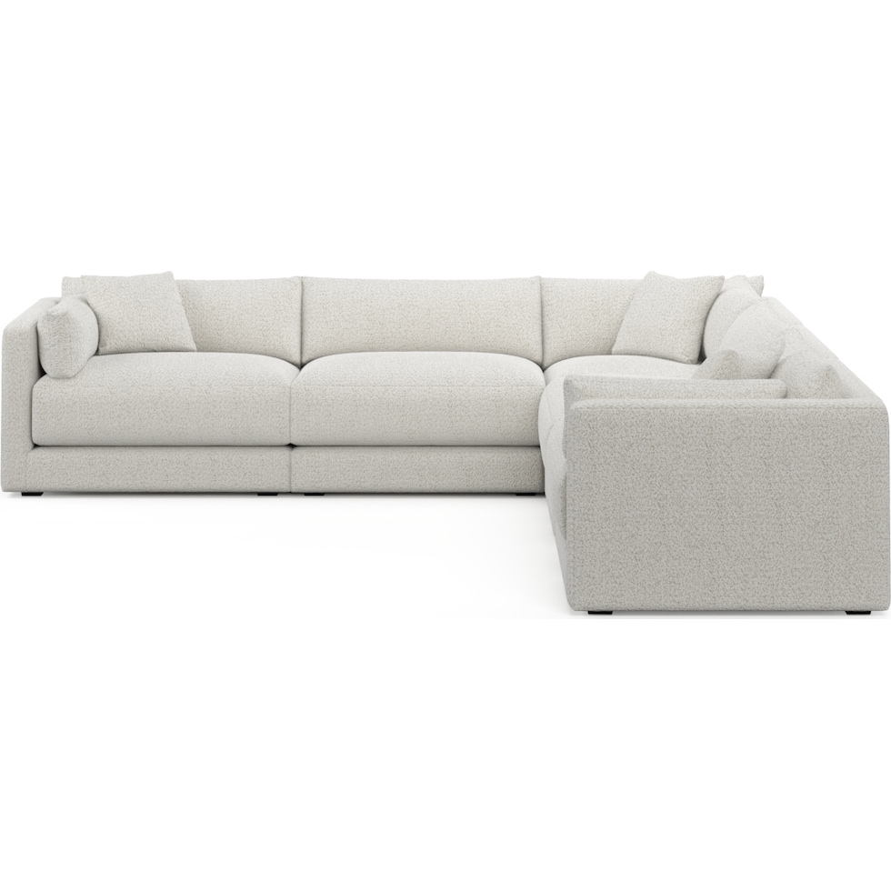 malibu gray sectional   