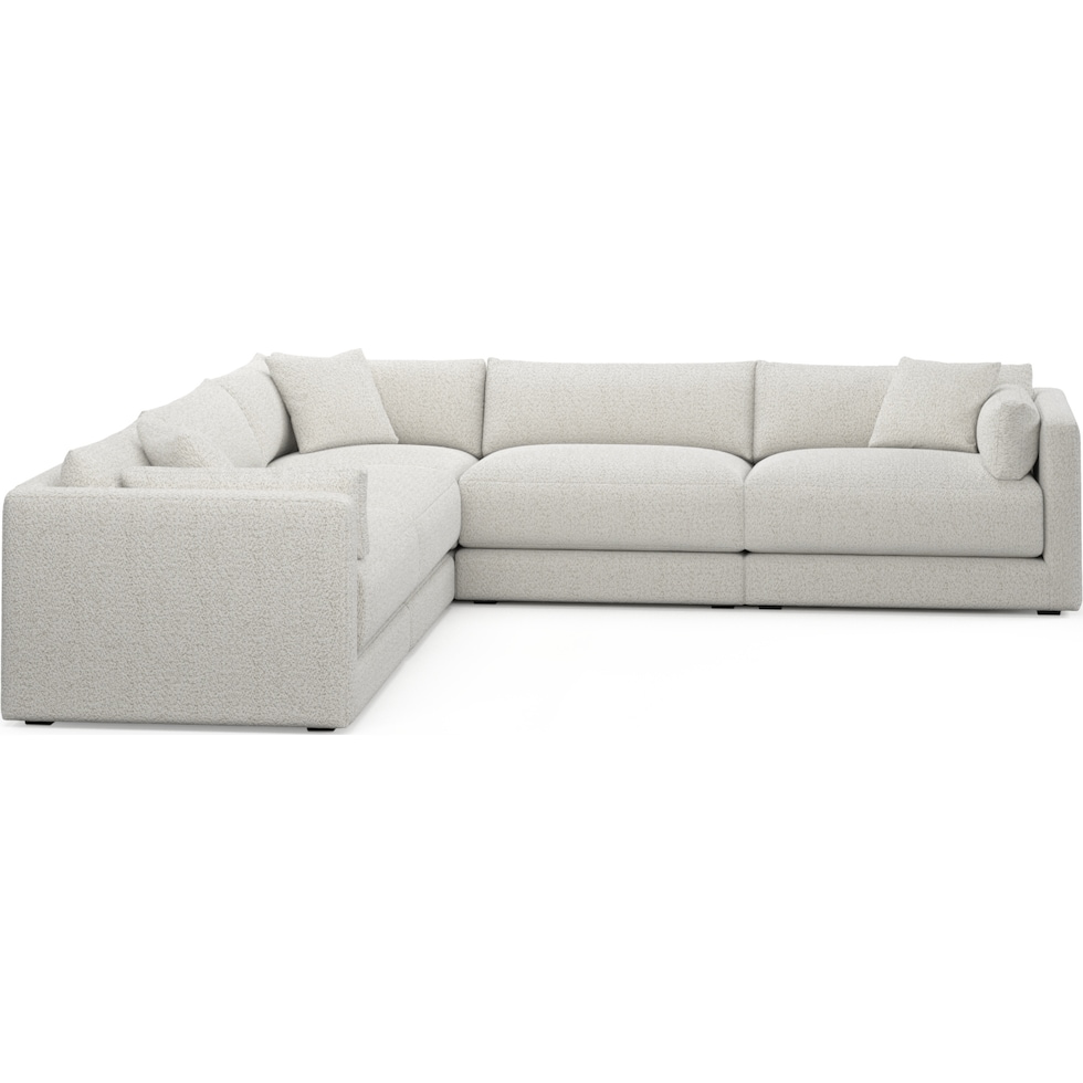 malibu gray sectional   