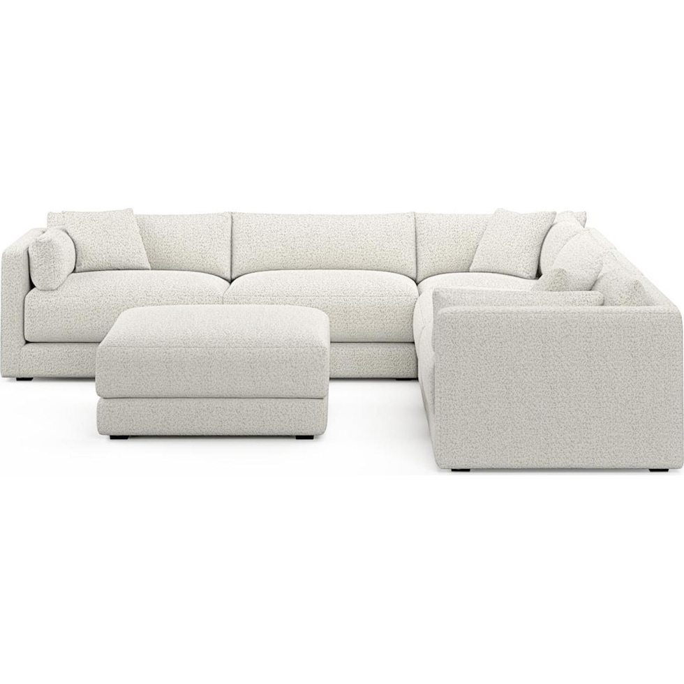 malibu gray sectional   
