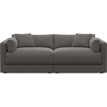malibu gray sofa   