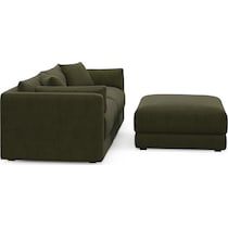 malibu green sectional   