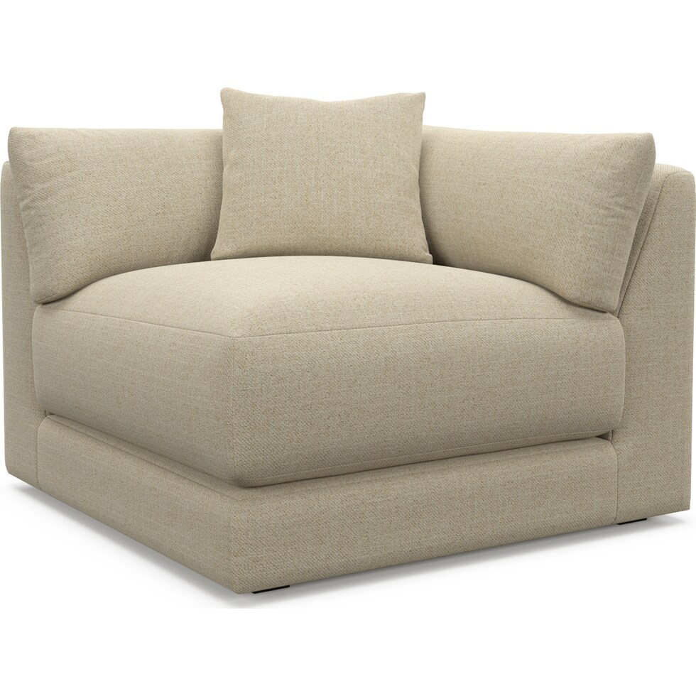 malibu light brown corner chair   