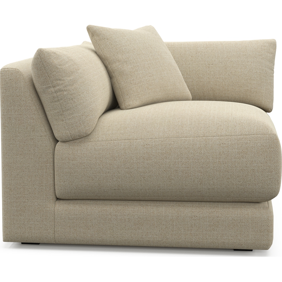 malibu light brown corner chair   