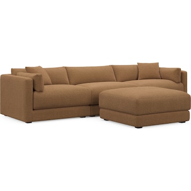 Malibu 3-Piece Sofa and Ottoman