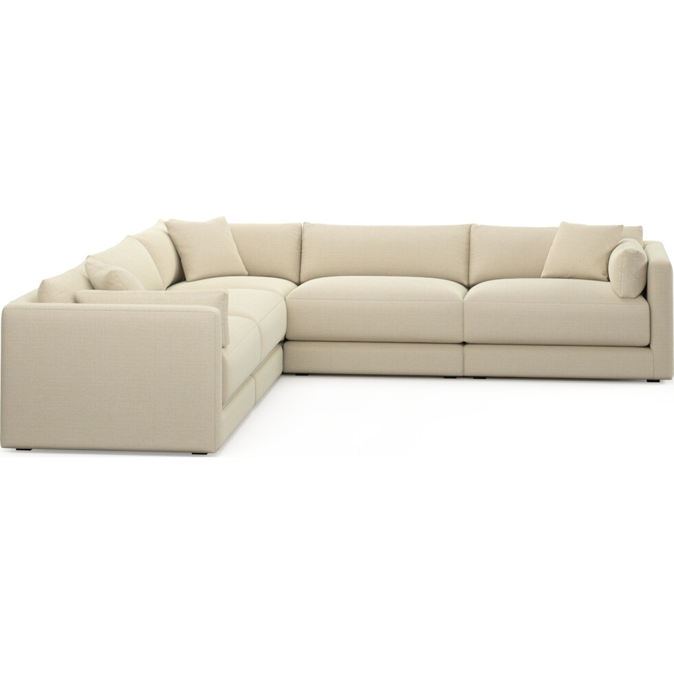 malibu light brown sectional   