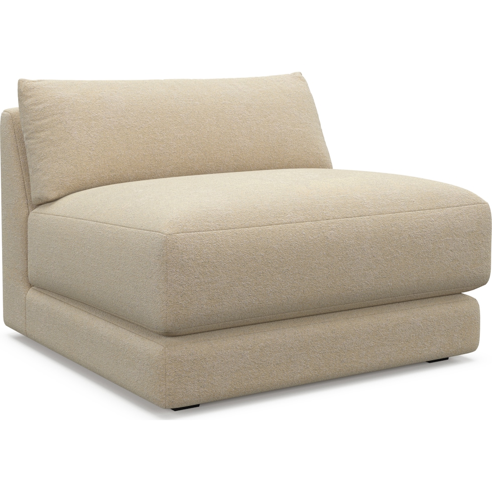 malibu neutral armless chair   