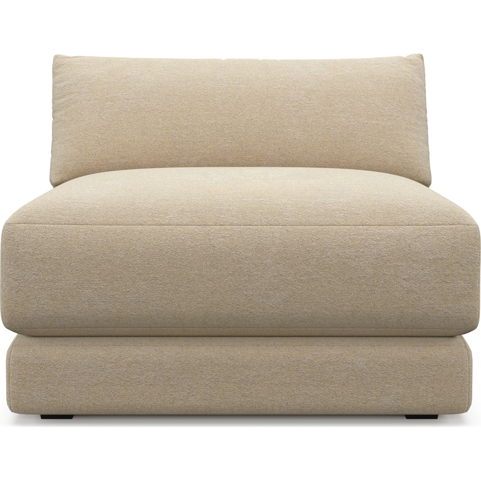 malibu neutral armless chair   