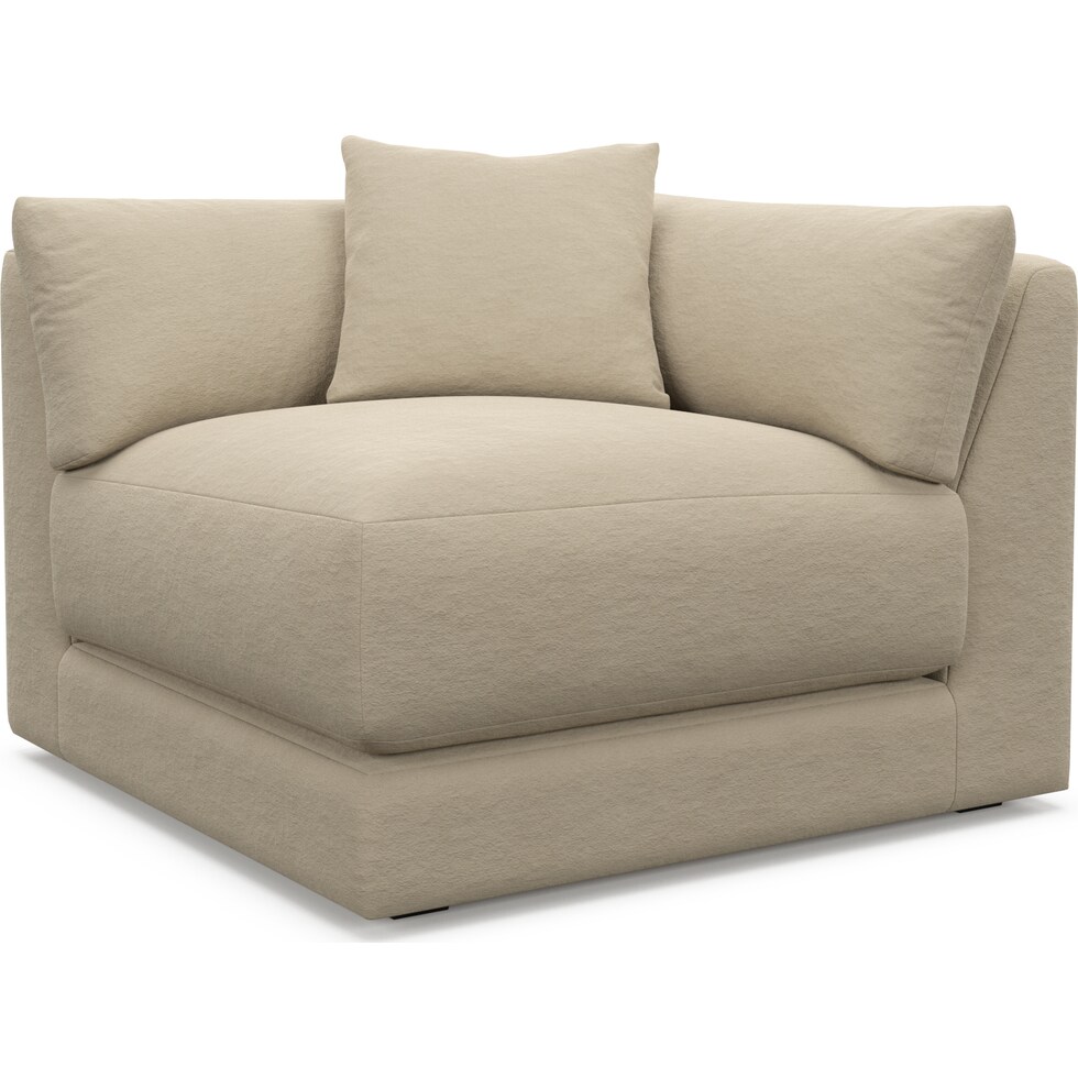 malibu neutral corner chair   