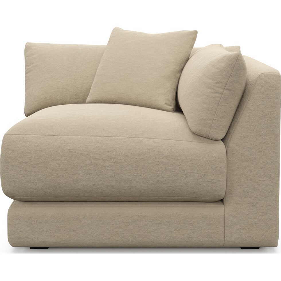 malibu neutral corner chair   