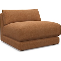 malibu orange armless chair   