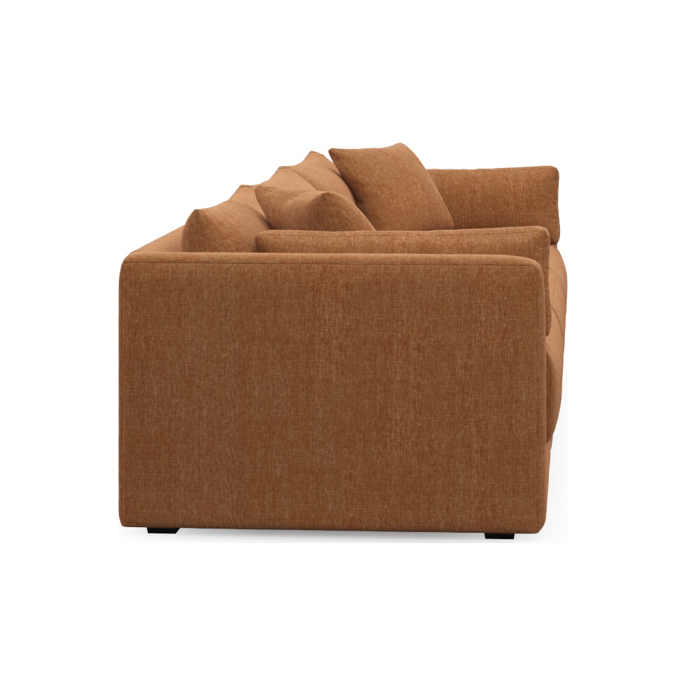 malibu orange sofa   