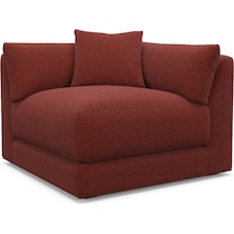 malibu red corner chair   