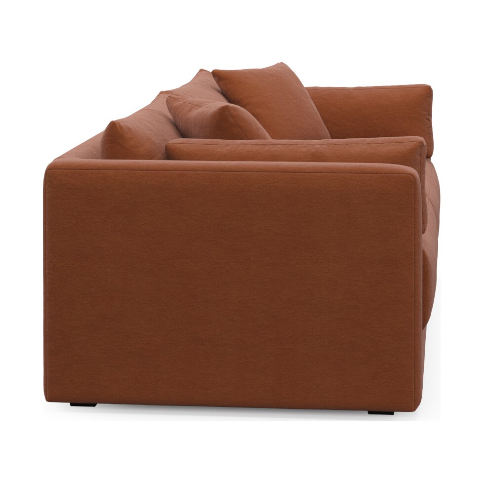 malibu red sofa   
