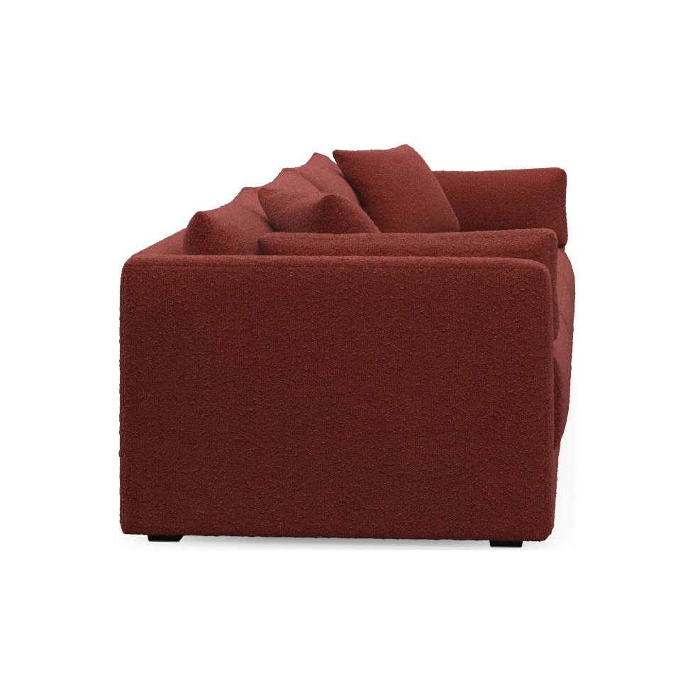 malibu red sofa   