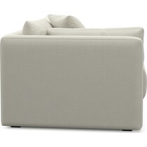 malibu white left arm facing chair   