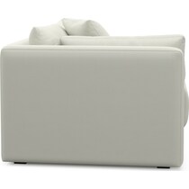 malibu white left arm facing chair   