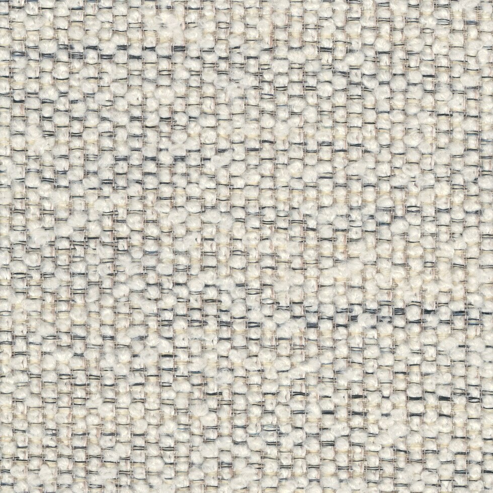 malibu white ottoman   