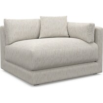 malibu white right arm facing chair   