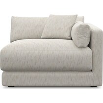 malibu white right arm facing chair   