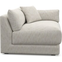 malibu white right arm facing chair   
