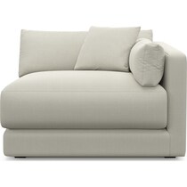 malibu white right arm facing chair   