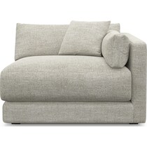 malibu white right arm facing chair   