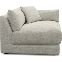 malibu white right arm facing chair   