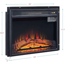 mallorie neutral fireplace tv stand   
