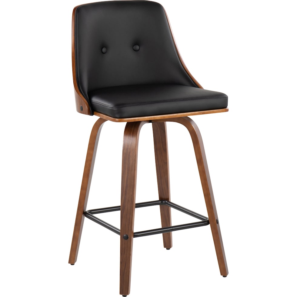 mally black counter height stool   