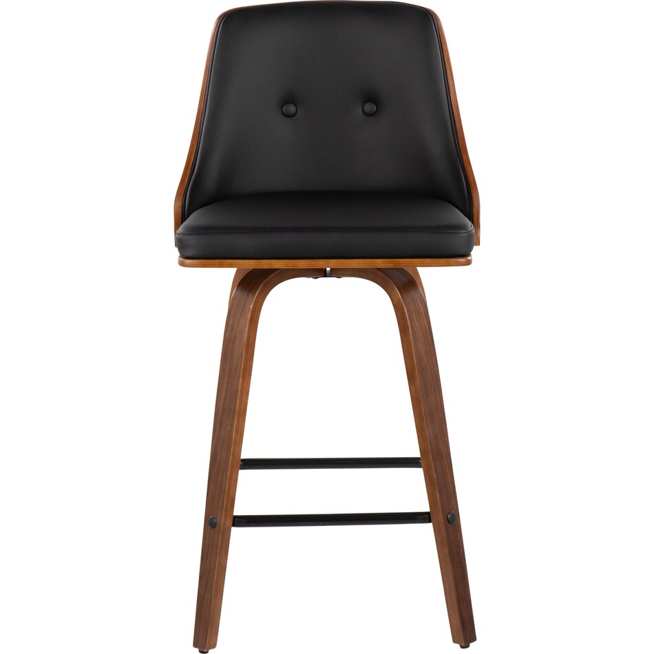 mally black counter height stool   