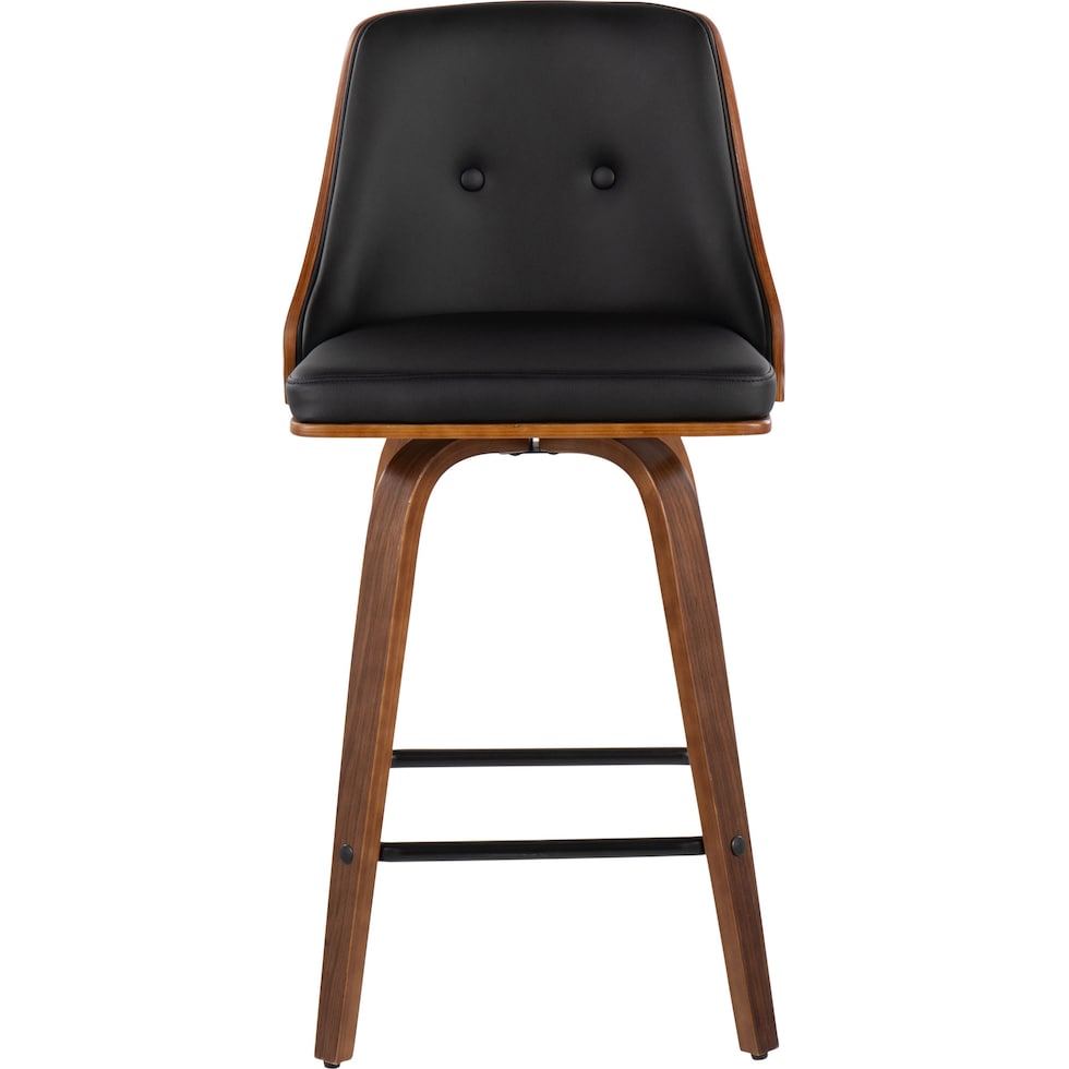mally black counter height stool   