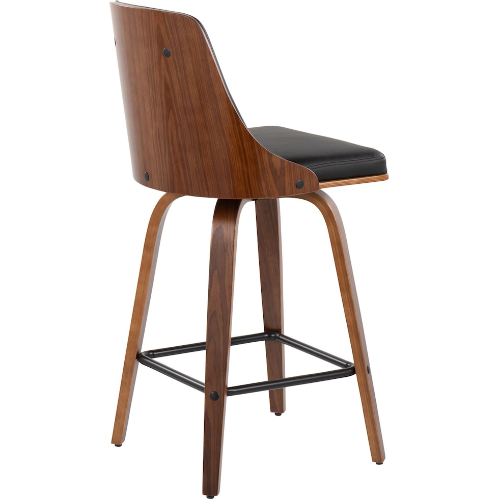 mally black counter height stool   