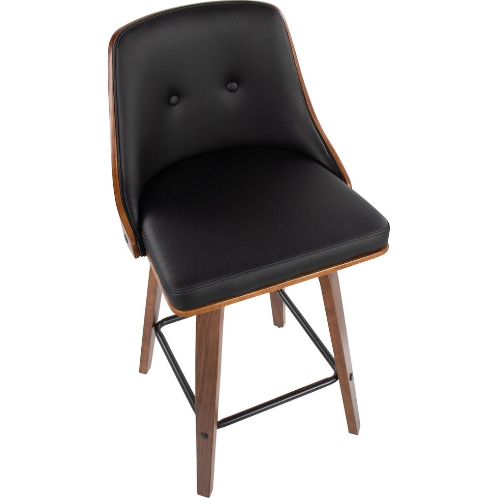 mally black counter height stool   
