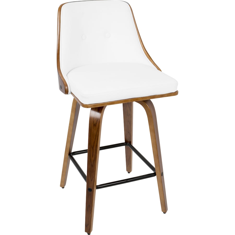 mally white counter height stool   