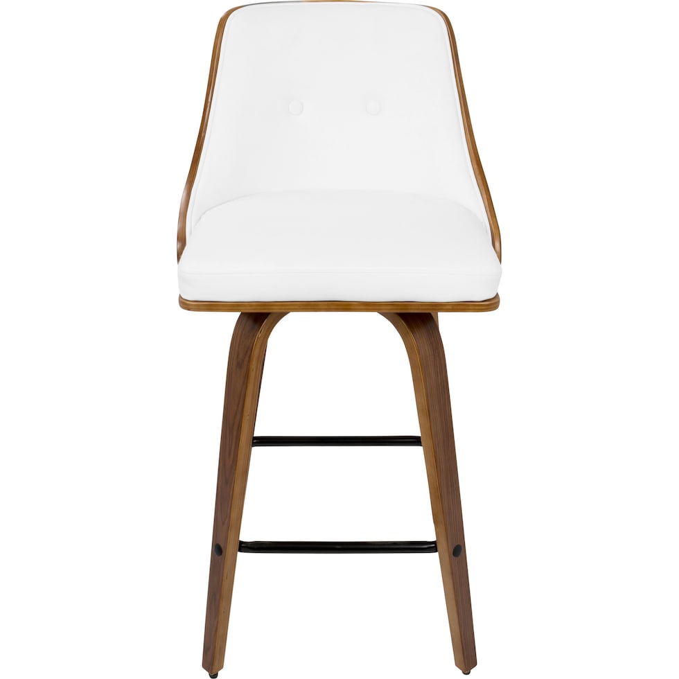 mally white counter height stool   