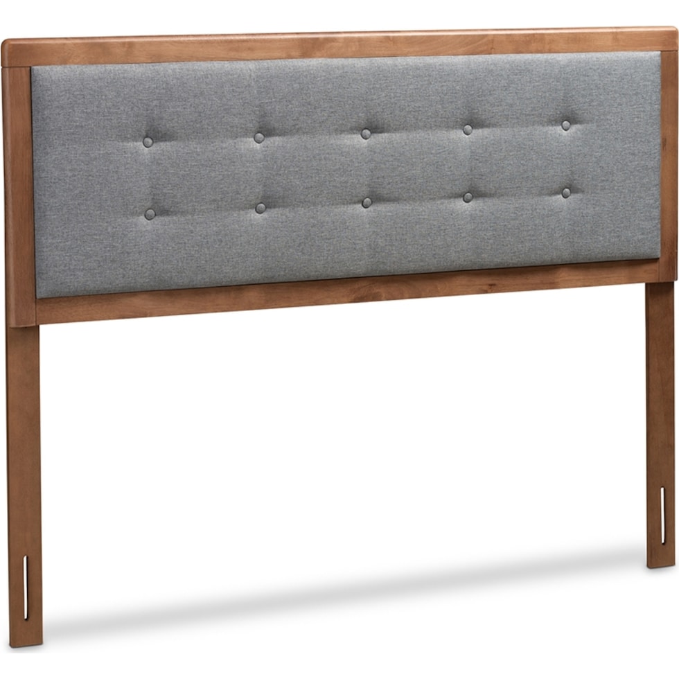 malmo gray full headboard   