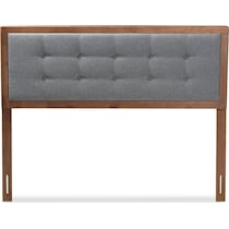 malmo gray king headboard   